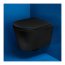 Laufen Kartell  Toaleta WC podwieszana bez kołnierza krótka 37 x 49 cm czarny mat H8203337160001 - zdjęcie 2