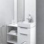 Laufen Kartell Umywalka wisząca 46x46x12 cm bez systemu przelewowego i otworu na baterię ze szkliwieniem LCC, biała H8153314001121 - zdjęcie 4