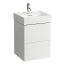 Laufen Kartell Umywalka wisząca lub meblowa 50x46 cm bez otworu na baterię biała H8103320001091 - zdjęcie 2