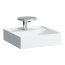 Laufen Kartell Umywalka wisząca lub nablatowa 46x46 cm z otworem na baterię biała H8183310001111 - zdjęcie 1