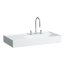 Laufen Kartell Umywalka wisząca lub nablatowa 90x46 cm prawa bez otworu na baterię biała H8183390001121 - zdjęcie 1