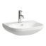 Laufen Lua Umywalka wisząca 55x46 cm z otworem na baterię biała z powłoką LCC H8110814001041 - zdjęcie 1