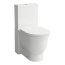 Laufen The New Classic Toaleta WC kompaktowa bez kołnierza biała z powłoką LCC H8248584000001 - zdjęcie 1