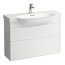Laufen The New Classic Umywalka wisząca 100x48 cm bez otworu na baterię biała z powłoką LCC H8138574001091 - zdjęcie 5