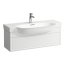 Laufen The New Classic Umywalka wisząca 100x48 cm z 3 otworami na baterię biała z powłoką LCC H8138574001081 - zdjęcie 4