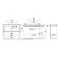 Laufen Living Square Umywalka wisząca 180x48x12 cm, biała H8164380001041 - zdjęcie 3