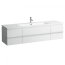 Laufen Living Square Umywalka wisząca 180x48x12 cm z 2 otworami na baterię i ze szkliwieniem LCC, biała H8164384001071 - zdjęcie 5