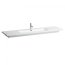 Laufen Living Square Umywalka wisząca 180x48x12 cm z 2 otworami na baterię i ze szkliwieniem LCC, biała H8164384001071 - zdjęcie 4
