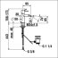 Laufen Meda Bateria bidetowa chrom HF506610100000 - zdjęcie 2