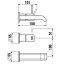 Laufen Meda Bateria umywalkowa podtynkowa 15 cm chrom HF506622100000 - zdjęcie 2