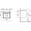 Laufen Meda Szafka umywalkowa 53,4x44,8x51,5 cm biały mat H4215620112601 - zdjęcie 2