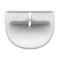 Laufen Pro B Umywalka wisząca 55x44x16 cm z otworem na baterię, biała H8109510001041 - zdjęcie 5