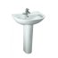 Laufen Pro B Umywalka wisząca 60x48x16,5 cm bez otworu na baterię, biała H8109520001091 - zdjęcie 4