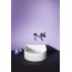 Laufen Sonar Umywalka nablatowa 34x34x13 cm z korkiem ceramicznym, bez przelewu, bez otworu na baterie, biała H8123400001121 - zdjęcie 2