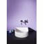 Laufen Sonar Umywalka nablatowa 34x34x13 cm z korkiem ceramicznym, bez przelewu, bez otworu na baterie, ryflowana, biała H8123410001121 - zdjęcie 6