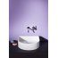 Laufen Sonar Umywalka nablatowa 41x36,5x13 cm z korkiem ceramicznym, bez przelewu, bez otworu na baterie, ryflowana, biała H8123430001121 - zdjęcie 6