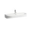 Laufen Sonar Umywalka wisząca 100x42x14,5 cm z przelewem z 2 otworami na baterie biała H8103470001071 - zdjęcie 1
