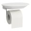 Laufen The New Classic Uchwyt na papier toaletowy z półką biały/chrom H8738530000001 - zdjęcie 1