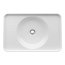 Laufen Val Umywalka wpuszczana w blat 55x36 cm bez otworu na baterię biała H8172810001091 - zdjęcie 2