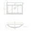 Laveo Albano Umywalka meblowa 60x44 cm czarna VGA1710T - zdjęcie 3