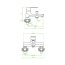 Laveo Appia Bateria nawannowa 2 otworowa czarny BLP_715D - zdjęcie 2