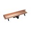 Laveo Basso Odpływ liniowy przyścienny 60 cm różowe złoto COB_861D - zdjęcie 1