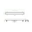 Laveo Basso Odpływ liniowy przyścienny 80 cm czarny COB_781D - zdjęcie 2