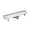 Laveo Basso Odpływ liniowy przyścienny 80 cm inox COB_281D - zdjęcie 1