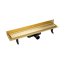 Laveo Basso Odpływ liniowy przyścienny 80 cm złoty COB_G81D - zdjęcie 1