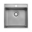 Laveo Besos Zlewozmywak stalowy jednokomorowy 49x48 cm inox len SLB310T - zdjęcie 1