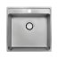 Laveo Besos Zlewozmywak stalowy jednokomorowy 49x48 cm inox SLB210T - zdjęcie 1