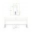 Laveo Burgo Odpływ ścienny 40 cm inox COR_241D - zdjęcie 2
