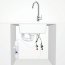 Laveo Claro Bateria kuchenna z filtrem chrom BAKB098D - zdjęcie 7
