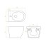 Laveo Desna Bidet biały VBD_600C - zdjęcie 2