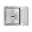 Laveo Marmara Zlewozmywak stalowy jednokomorowy 57x44 cm inox SAM013T - zdjęcie 1