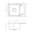 Laveo Marmara Zlewozmywak stalowy jednokomorowy 57x44 cm inox SAM013T - zdjęcie 2