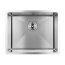 Laveo Marmara Zlewozmywak stalowy jednokomorowy 44x54 cm inox SAM_010P - zdjęcie 1