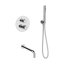 Laveo Pretto Bateria wannowa podtynkowa chrom BAO_011P - zdjęcie 1