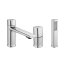 Laveo Tores Bateria nawannowa 3-otworowa chrom BVT_013D - zdjęcie 1