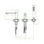 Laveo Tores Bateria nawannowa 3-otworowa czarny BVT_713D - zdjęcie 2