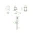 Laveo Tores Bateria wannowa podtynkowa czarny BVT_711P - zdjęcie 2
