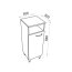 Lavita Basic Barato 300 Szafka łazienkowa 30x30x84 cm biały połysk 5900378314165 - zdjęcie 2