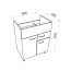 Lavita Basic Barato 600 Szafka podumywalkowa 60x39x87 cm biały połysk 5900378314455 - zdjęcie 3