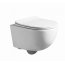 Lavita Brava Zestaw Toaleta WC 48,5x36,5 cm bez kołnierza + deska wolnoopadająca + stelaż biała 5900378312192+5908211494838 - zdjęcie 2