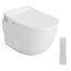 Lavita Dola Zestaw Toaleta WC bez kołnierza 53x35,5 cm + deska myjąca Smart biały połysk 5900378332886 - zdjęcie 5