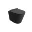 Lavita Galve black Zestaw Toaleta WC 51.5x36 cm + deska wolnoopadająca czarna 5908211415420 - zdjęcie 1