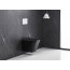 Lavita Lago black Zestaw Toaleta WC 51.5x36.5 cm bez kołnierza + deska wolnoopadająca czarna 5908211411118 - zdjęcie 2