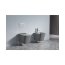 Lavita Lago Grey Zestaw Toaleta WC bez kołnierza 48,5x34 cm + deska wolnoopadająca szary mat 5900378310549 - zdjęcie 2
