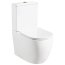 Lavita Nautilius Zestaw Toaleta WC stojąca kompakt bez kołnierza + deska wolnoopadająca biały połysk 5900378325581 - zdjęcie 1