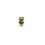 Lavita Orion Korek umywalkowy klik-klak z przelewem złoto szczotkowane 5900378346104 - zdjęcie 1
